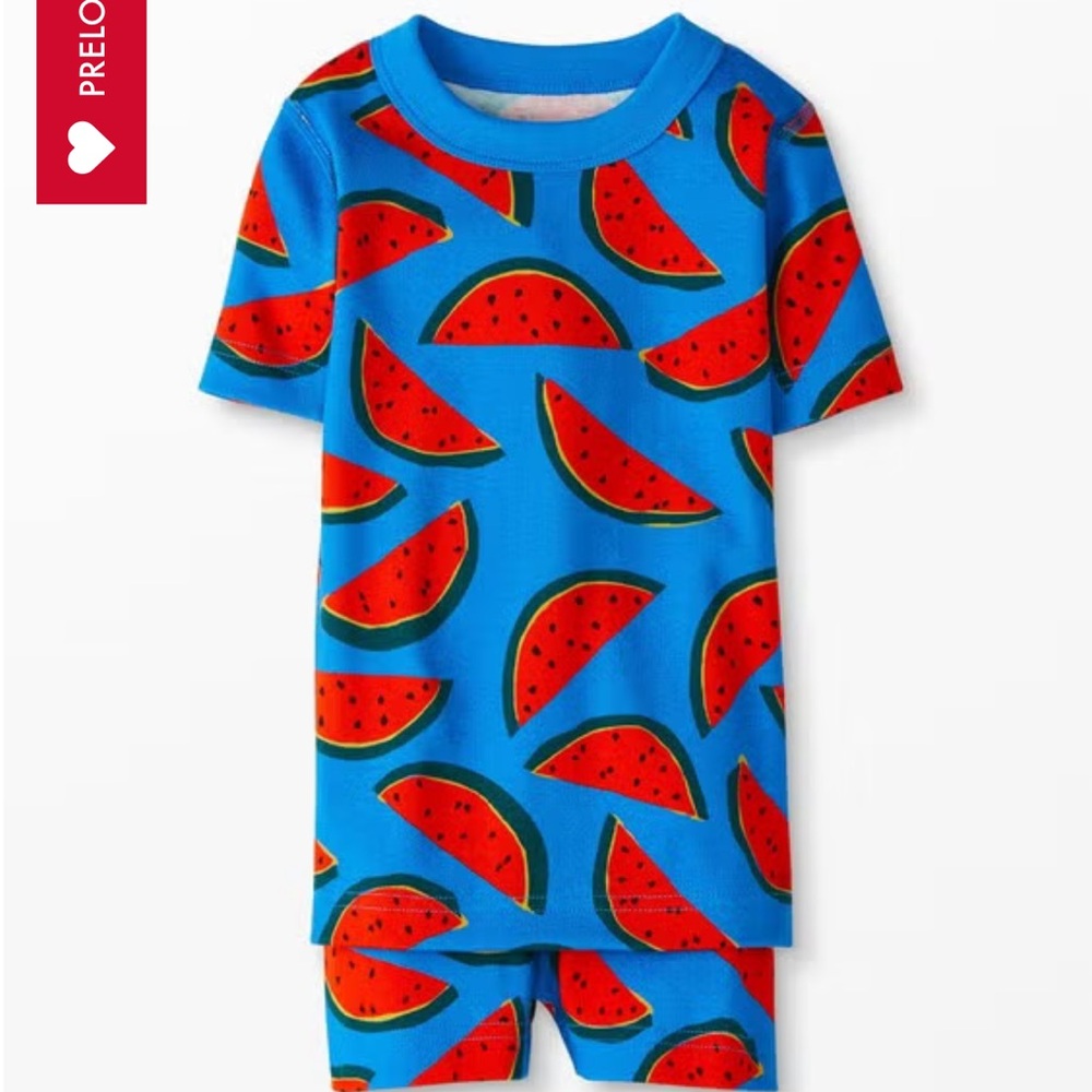 Hanna Andersson Watermelon Pajama Set